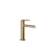 Gessi Ingranaggio Смеситель для раковины, без д/к, излив 12,8 см, цвет: warm bronze brushed PVD 63502#726