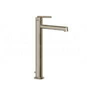 Gessi Ingranaggio Смеситель для раковины высокий, с д/к, излив 17,4 см, цвет: finox brushed nickel 63505#149