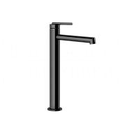 Gessi Ingranaggio Смеситель для раковины высокий, без д/к, излив 17,4 см, цвет: black metal PVD 63506#706