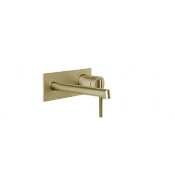 Gessi Ingranaggio Смеситель для раковины встраив., внеш. часть, излив 13-16 см, цвет: brushed brass 63588#727