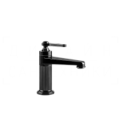 Gessi Venti20 Смеситель для раковины, с донным клапаном, излив 13,4 см, цвет: black metal PVD 65001#706