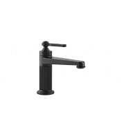 Gessi Venti20 Смеситель для раковины, без донного клапана, излив 13,4 см, цвет: matte black 65002#299