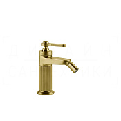 Gessi Venti20 Смеситель для биде с донным клапаном, излив 11,5 см, цвет: gold brushed 65007#716