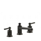 Gessi Venti20 Смеситель для раковины на 3 отверстия, без д/к, излив 13,4 см, цвет: aged bronze 65013#187