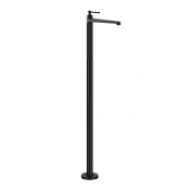 Gessi Venti20 Смеситель для раковины напольный, без донного клап., излив 20,8 см, цвет: matte black 65095#299