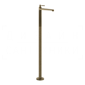 Gessi Venti20 Смеситель для раковины напольный, без дон. клап., излив 20,8 см, цвет: antique brass 65095#713