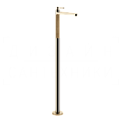 Gessi Venti20 Смеситель для раковины напольный, без дон. клап., излив 20,8 см, цвет: warm bronze PVD 65095#735