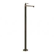 Gessi Venti20 Смеситель для раковины напольный, без д/к, излив 20,8 см, цвет: coffee bronze brushed 65095#761