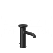 Gessi Origini Смеситель для раковины, с донным клапаном, излив 13,1 см, цвет: matte black 66001#299