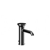 Gessi Origini Смеситель для раковины, с донным клапаном, излив 13,1 см, цвет: black metal PVD 66001#706