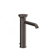 Gessi Origini Смеситель для раковины высокий, с д/к, излив 16,4 см, цвет: black metal brushed PVD 66005#707