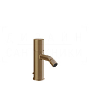 Gessi Habito Unito Смеситель для биде с донным клап., излив 11,1 см, цвет: deep bronze brushed PVD 70007#791