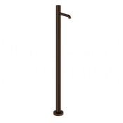 Gessi Habito Unito Смеситель для раковины напольный, без д/к, излив 16,4 см, цвет: dark bronze 70095#845