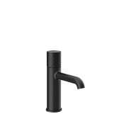 Gessi Habito Смеситель для раковины, без донного клапана, излив 13,1 см, цвет: matte black 70102#299