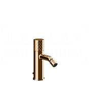Gessi Habito Смеситель для биде с донным клапаном, излив 11,1 см, цвет: warm bronze PVD 70107#735