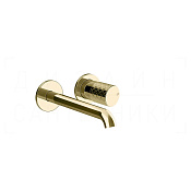 Gessi Habito Смеситель для раковины встраив., внеш. часть, без д/к, излив 20,1 см, цвет: brass PVD 70188#710