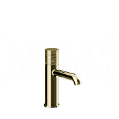 Gessi Habito Смеситель для раковины, без донного клапана, излив 13,1 см, цвет: brass PVD 70302#710