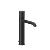 Gessi Habito Смеситель для биде с донным клапаном, излив 16,4 см, цвет: matte black 70405#299