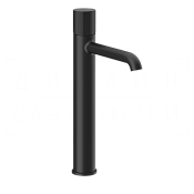 Gessi Habito Смеситель для раковины высокий, без донного клапана, излив 16,4 см, цвет: matte black 70504#299