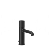 Gessi Habito Смеситель для раковины, с донным клапаном, излив 13,1 см, цвет: matte black 70601#299