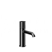 Gessi Habito Смеситель для раковины, без донного клапана, излив 13,1 см, цвет: black metal PVD 70602#706
