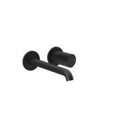 Gessi Habito Смеситель для раковины встр., внеш. часть, без д/к, излив 20,1 см, цвет: matte black 70688#299