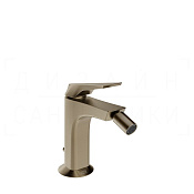 Gessi Ventaglio Смеситель для биде с донным клапаном, излив 11,4 см, цвет: finox brushed nickel 72007#149