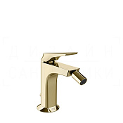 Gessi Ventaglio Смеситель для биде с донным клапаном, излив 11,4 см, цвет: brass PVD 72007#710