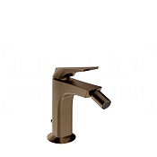Gessi Ventaglio Смеситель для биде с донным клапаном, излив 11,4 см, цвет: coffee bronze brushed PVD 72007#761