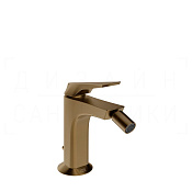 Gessi Ventaglio Смеситель для биде с донным клапаном, излив 11,4 см, цвет: deep bronze brushed PVD 72007#791