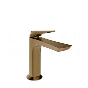 Gessi Ventaglio Смеситель для раковины, с дон. клап., излив 12,8 см, цвет: deep bronze brushed PVD 72051#791