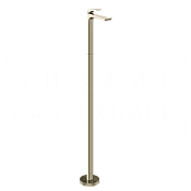 Gessi Ventaglio Смеситель для раковины напольный, без дон. клап., излив 15,4 см, цвет: nickel PVD 72095#720