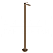 Gessi Ventaglio Смеситель для раковины напольный, без д/к, излив 15,4 см, цвет: coffee bronze PVD 72095#761
