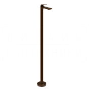 Gessi Ventaglio Смеситель для раковины напольный, без дон. клап., излив 15,4 см, цвет: dark bronze 72095#845