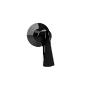 Gessi Ventaglio Смеситель для раковины встраиваемый, без излива, внеш. часть, цвет: black metal PVD 72109#706