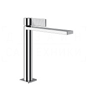 Gessi Inverso Смеситель для раковины высокий, без донного клапана, излив 20 см, цвет: chrome 73506#031
