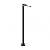 Gessi Inverso Смеситель для раковины напольный, внешняя часть, излив 19,8 см, цвет: black metal PVD 73595#706