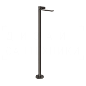 Gessi Inverso Смеситель для раковины напольный, внешняя часть, излив 19,8 см, цвет: black metal PVD 73595#707