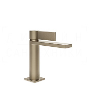 Gessi Inverso Смеситель для раковины, без донного клапана, излив 12,6 см, цвет: finox brushed nickel 73602#149
