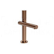 Gessi Incastri Смеситель для раковины, с донным клапаном, излив 12,7 см, цвет: copper brushed PVD 75051#708