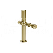 Gessi Incastri Смеситель для раковины, с донным клапаном, излив 12,7 см, цвет: brushed brass PVD 75051#727