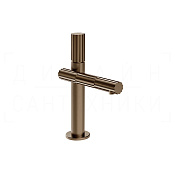 Gessi Incastri Смеситель для раковины, с дон. клап., излив 12,7 см, цвет: coffee bronze brushed PVD 75051#761