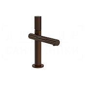 Gessi Incastri Смеситель для раковины, с донным клапаном, излив 12,7 см, цвет: dark bronze 75051#845