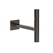 Gessi Incastri Смеситель для раковины встраиваемый, внеш. часть, излив 21 см, цвет: black metal PVD 75288#707