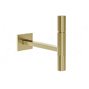 Gessi Incastri Смеситель для раковины встраив., внешняя часть, излив 21 см, цвет: brushed brass PVD 75288#727