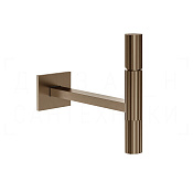 Gessi Incastri Смеситель для раковины встраив., внешняя часть, излив 21 см, цвет: coffee bronze PVD 75288#761