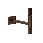 Gessi Incastri Смеситель для раковины встраиваемый, внешняя часть, излив 21 см, цвет: dark bronze 75288#845