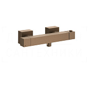 Gessi Rettangolo Термостат для душа, без излива и душевого гарнитура, цвет: copper brushed PVD 19431#708