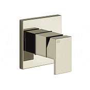 Gessi Rettangolo Смеситель для душа встраиваемый, на 1 потребитель, внешняя часть, цвет: nickel PVD 20119#720