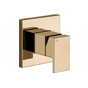 Gessi Rettangolo Смеситель для душа встраиваемый, на 1 потреб., внешняя часть, цвет: warm bronze PVD 20119#735